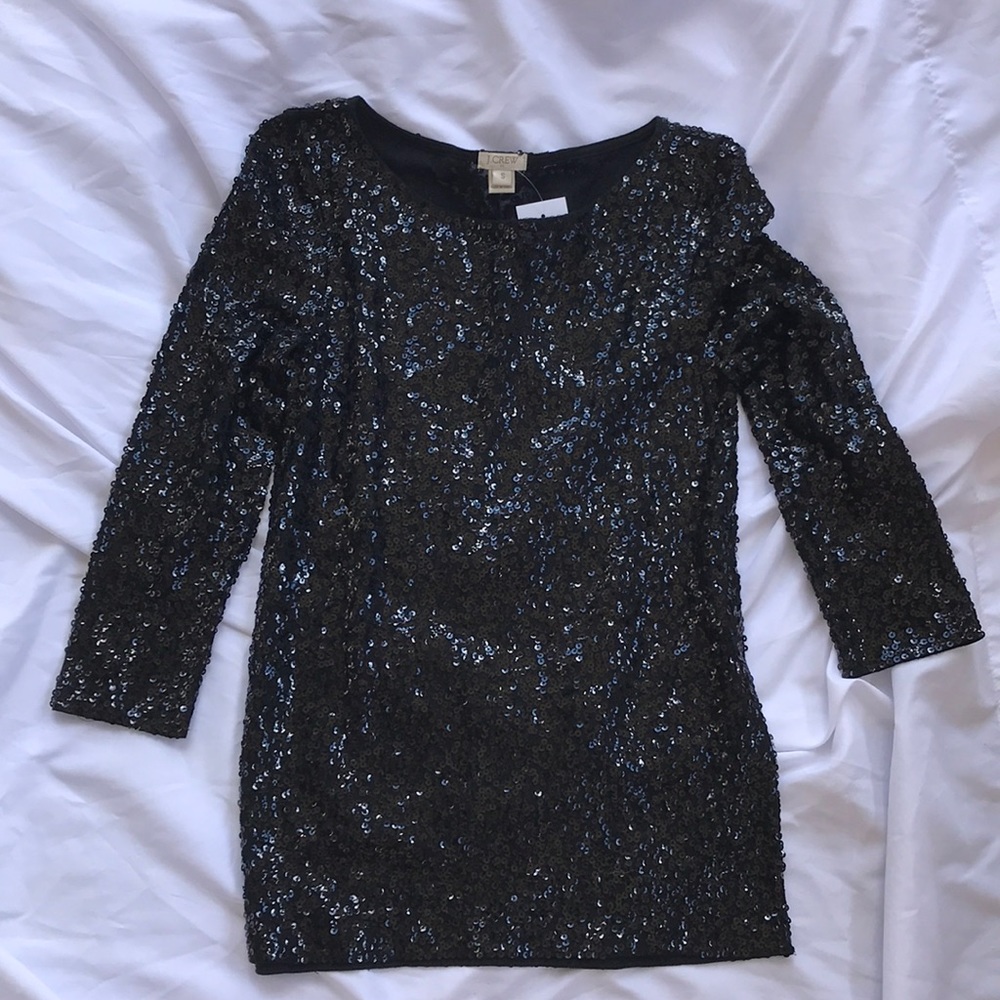 Black Sequin Top